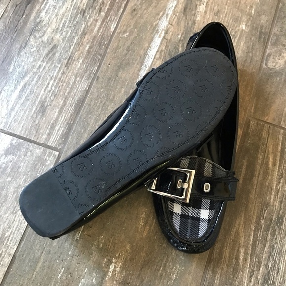FRANCO Sarto plaid patent leather Shiloh flats size 7.5 - Picture 10 of 12